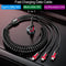 5A 66W Fast Charging USB Type C Cable 3A Micro USB Spring Car Cable For Xiaomi Redmi Samsung Realm Phone Accessories For iPhone Amazoline Store