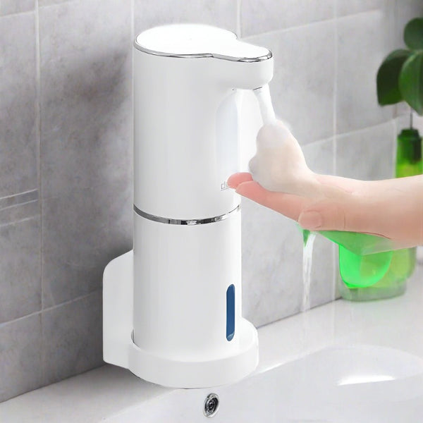 Automatic Foam Soap Dispensers Bathroom Smart Washing Hand Machine With USB Charging White High Quality ABS Material Amazoline Store