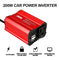 Car Power Inverter 12V 220V and AC 110v Converter Auto Charger Converter Adapter  US JP Socket Amazoline Store