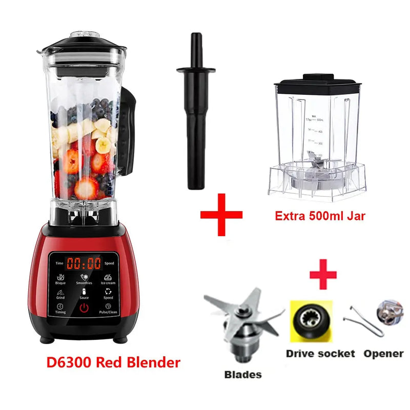 Blender Mixer High Power Food, Electric Juicer Machine
