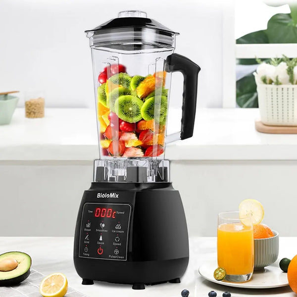 Digital 3HP BPA FREE 2L  Automatic Touchpad Professional Blender Mixer Juicer High Power Food Processor Ice Smoothies Fruit Amazoline Store
