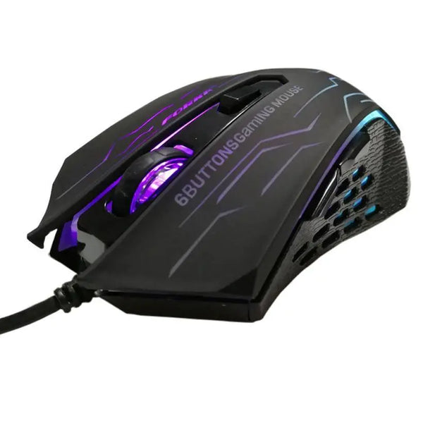 FORKA Silent Click USB Wired Gaming Mouse 6 Buttons 3200DPI Mute Optical Computer Mouse Gamer Mice for PC Laptop Notebook Game Amazoline Store