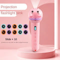 Flashlight Projector Torch Lamp Toy Cute Cartoon Creativity Toy Torch Lamp Flashlight Projector Toy Baby Sleeping Story Book Amazoline Store