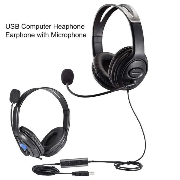 High Quality On Ear Headset Gamer Stereo Deep Bass Gaming Headphones Earphone With Microphone For Computer Amazonline Store