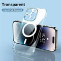 Joyroom Magnetic Case For iPhone14 13 12 Pro Max Transparent Cover For iPhone 13 Pro Max Case Wireless Charger Magnet Back Cover Amazoline Store