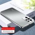 Metal Magnetic case for Samsung Galaxy S21 S22 Ultra all inclusive camera frosted anti fingerprint protective ultra-thin cases Amazoline Store