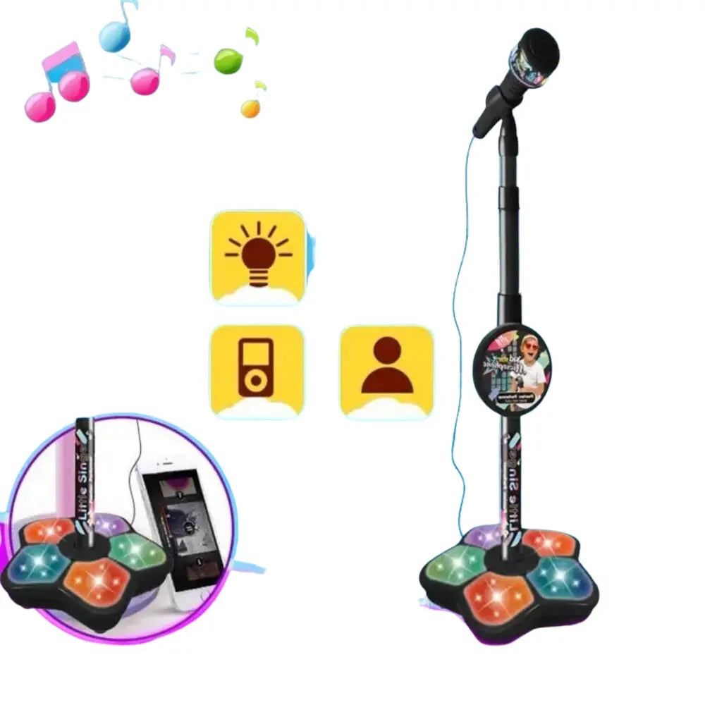 Kids Microphone with Stand Karaoke Song Music Instrument Toys