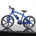 Mini 1:10 Alloy Bicycle Model Diecast Metal Finger Mountain bike Racing Toy Bend Road Simulation Collection Toys for children Amazoline Store