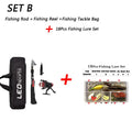NEW Fishing Rod Full Kits with 1.6M Telescopic Sea and Spinning Reel Fishing Baits Lure Set Travel Fishing Gear Accessories Bag Amazoline Store