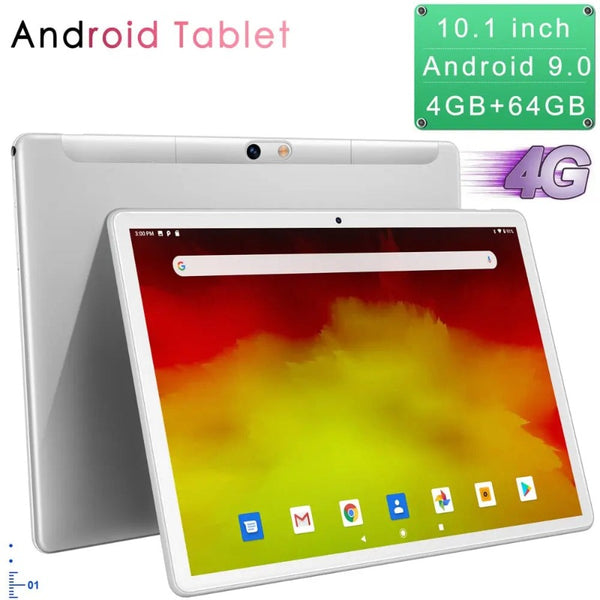 New 10.1 Inch Tablet Pc Android 9 System Google Play Octa Core Bluetooth WIFI 3G Phone Call Tablets 4GB RAM 64GB ROM Amazoline Store