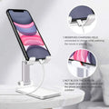 New Desk Mobile Phone Holder Stand For iPhone iPad Xiaomi Adjustable Desktop Tablet Holder Universal Table Cell Phone Stand Amazonline Store