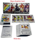 New Pokemon Cards Metal Gold Silver Vmax GX Card Box Charizard Pikachu Rare Collection Battle Trainer Card Children Toys Gift Amazoline Store
