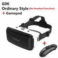 Original VR Virtual Reality 3D Glasses Box VR Google Cardboard Headset Helmet for IOS Android Smartphone Amazoline Store