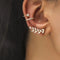 Piercing Crystal  Ear Cuff Earrings For Women Wrap Stud Clip Earrings Amazoline Store