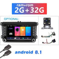Podofo 2Din Android Car Radio GPS 2din Car Multimedia Player Autoradio For VW/Volkswagen/Golf/Passat/SEAT/Skoda/Polo car Stereo Amazoline Store