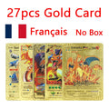 Pokemon Cards Metal Gold Sliver Spanish Vmax GX Energy Card Charizard Pikachu Rare Collection Battle Trainer Boys Gift Amazoline Store