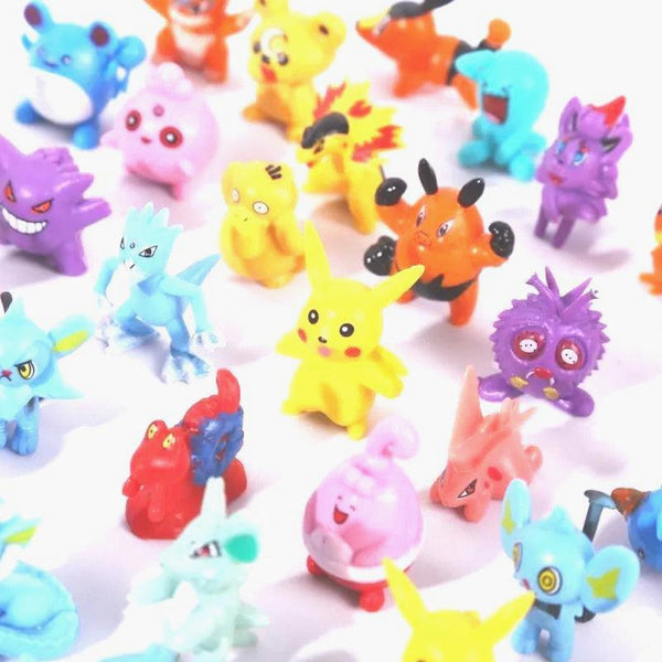 Pokemon Figures Toys 144Pcs/120Pcs/96Pcs/72Pcs/48Pcs/24Pcs  Collection 2-3cm Pikachu Anime Figure Model Dolls Child Gift Amazoline Store