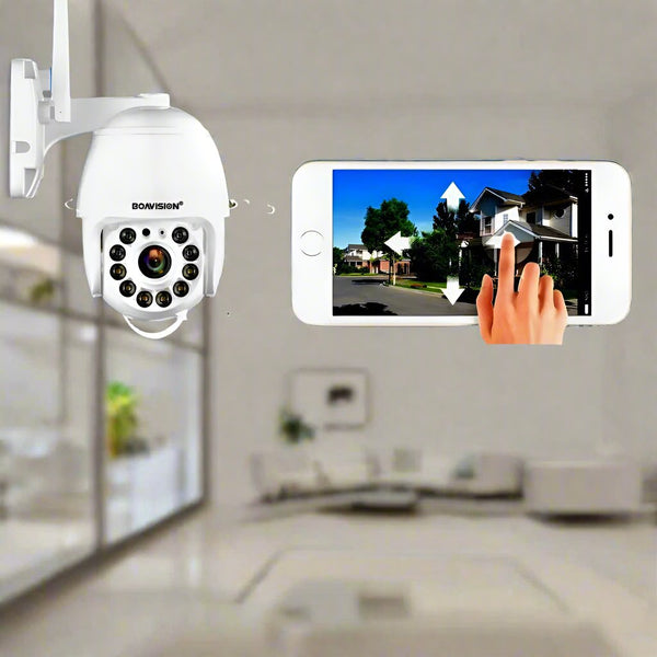 Security Camera Wireless Outdoor Digital Auto Motion Tracking Full Color Night Vision Outdoor