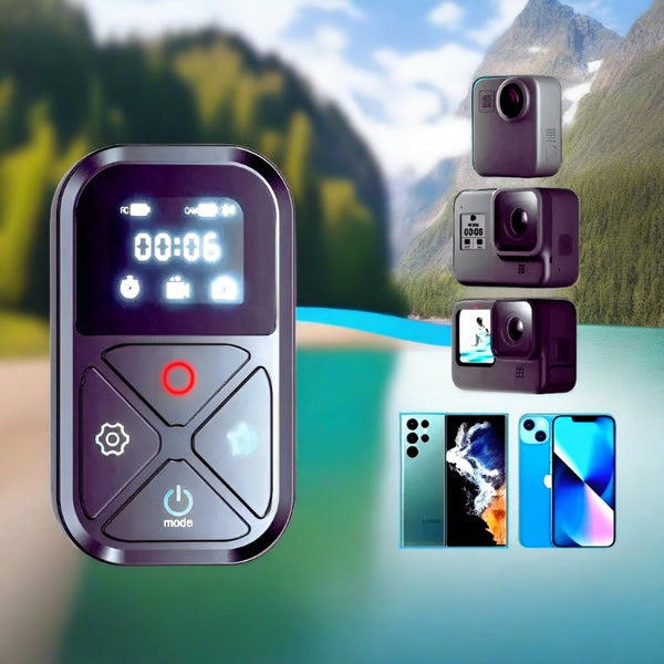 TELESIN 80M Bluetooth Gopro Remote Control With Wrist Strap For Camera Accessories Amazoline Store