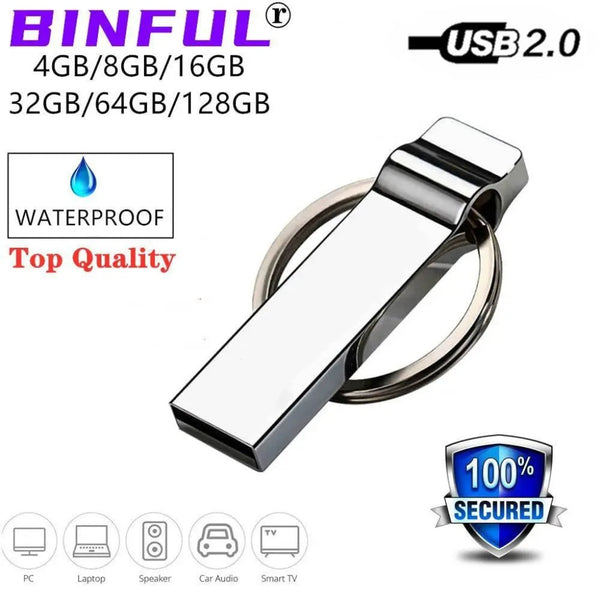 USB flash drive 32gb pen drive 4GB 16GB 64gb waterproof metal memory stick Amazoline Store