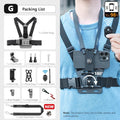 Vamson for iPhone 13 14 Samsung Huawei Chest Strap Belt Body Harness Phone Clip Mount for Insta360 for Gopro Hero 11 10 9 8 7 Amazoline Store