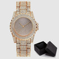 Women Watch Fashion Bling Casual Ladies Quartz Gold Crystal Diamond Amazoline Store