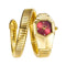 Women Watches Unique Snake Shape Luxury Wrist Watch For Women Gold Quartz Amazoline Store